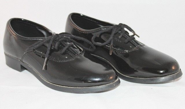 TUXEDO SHOES patent leather MENS prom AFTER FIVE 9 WIDE  