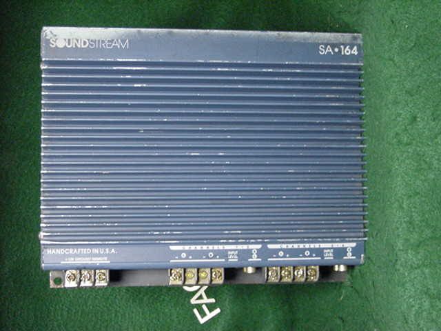 SoundStream SA164 4 chanel Car Amplifier Hand crafted in the USA 