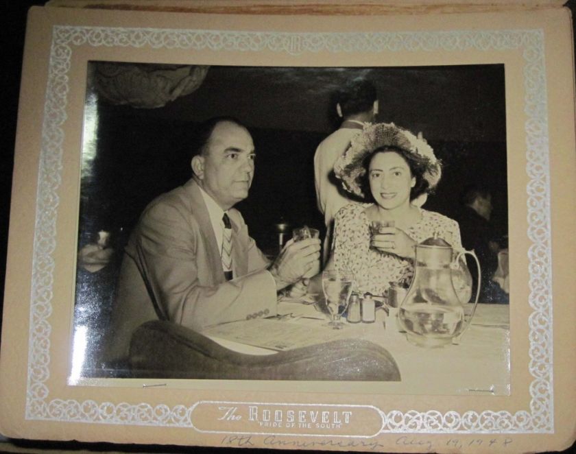 VINTAGE THE ROOSEVELT HOTEL NEW ORLEANS BLUE ROOM PHOTO  