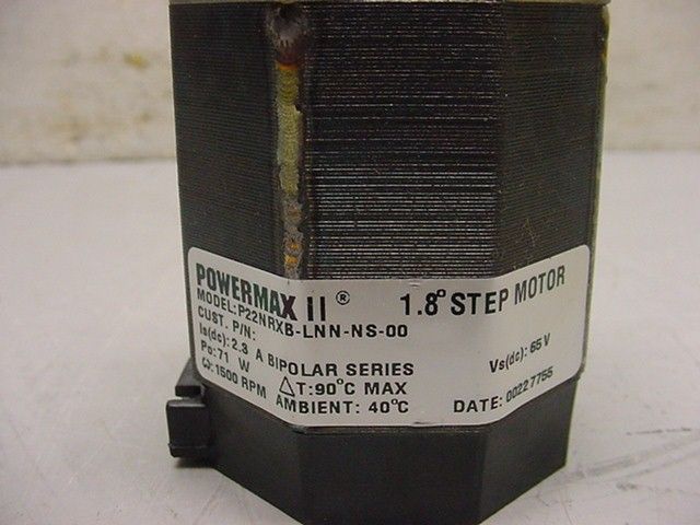 Pacific Scientific PowerMaxII P22NRXB 1500RPM 65V 2.3A  