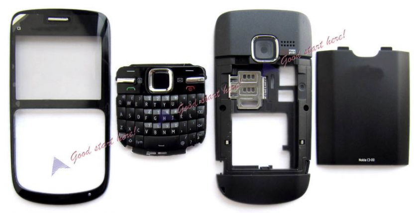   Housing Cover Fascias Keypad for Nokia C3 5 color selection  