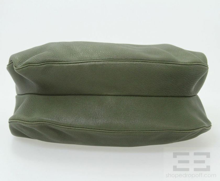 Hermes Vert Olive Togo Leather Hobo Bag  