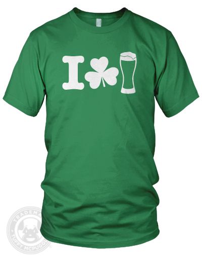 Funny St. Patricks Day American Apparel T Shirts for Men & Women 