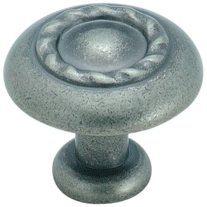 Amerock Weathered Nickel Rope Cabinet Hardware Knobs & Pulls   Scroll 