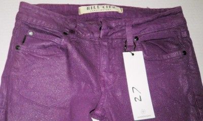 Alternative Goth Rock Retro 80s Glam Rock Purple Skinny KILL CITY 