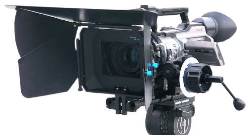 Kit 7 Follow Focus rail Matte box for t2i 7d 5d d70 cam  