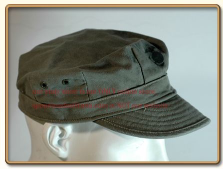 WW2 US Marine Corps Short Brim HBT Utility Cap  