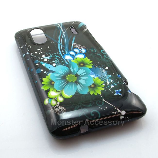   Flowers Hard Case Snap On Cover For HTC Hero S (US Cellular)  