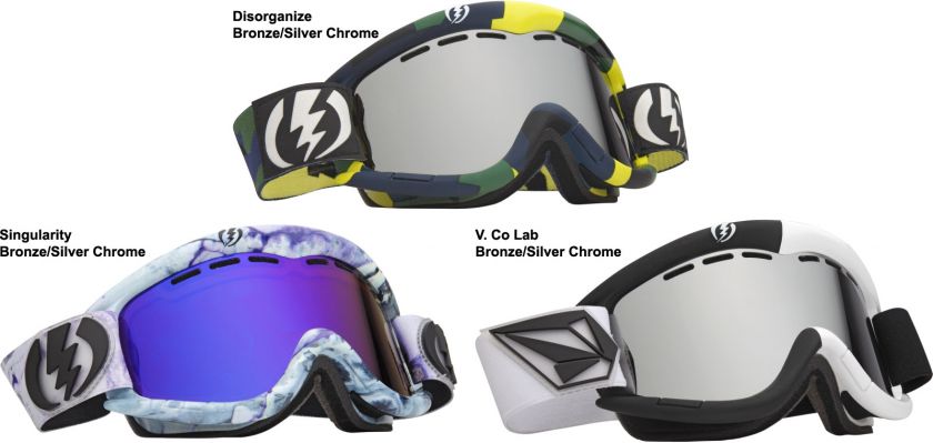 2012 Electric EG1 Cylindrical Snow Ski Snowboard Goggles  