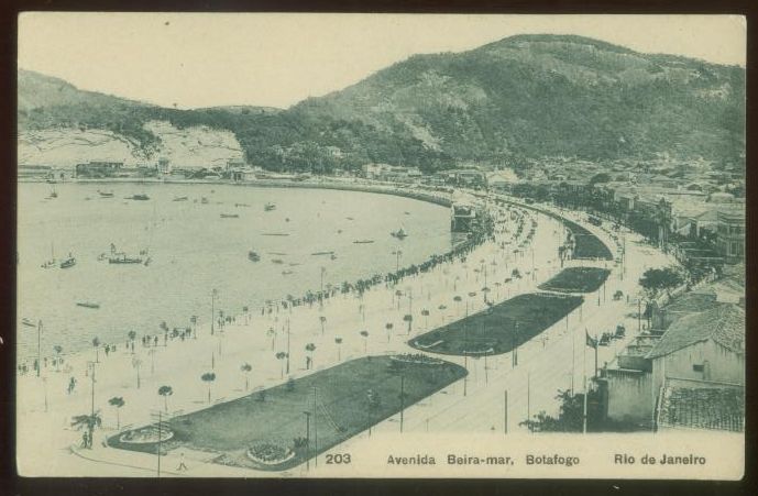 080709 AV BEIRA MAR BOTOFOGO RIO DE JANEIRO BRASIL POSTCARD  