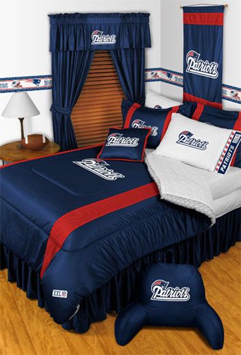 NFL NEW ENGLAND PATRIOTS Full Queen Bed COMFORTER SET  