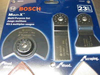 BOSCH OSCS23, MULTI X, 23pc Multi Purpose Blade Set  