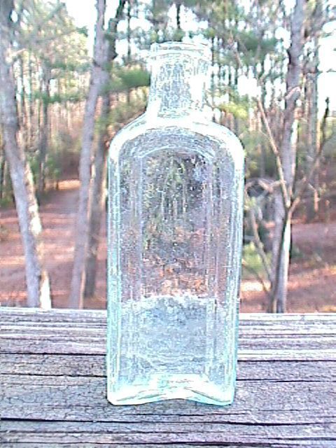 Collectible Antique Bottle Aqua Dr HA Inghams Nervine Pain Extr OP 