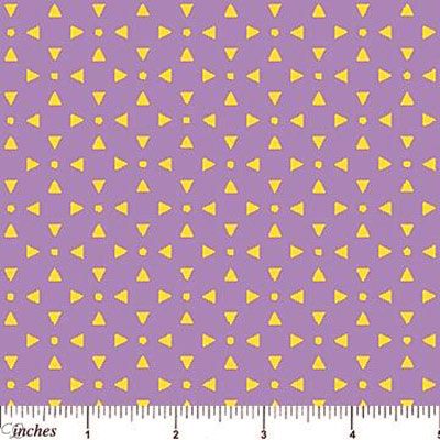 Little Yellow Triangles on Lilac