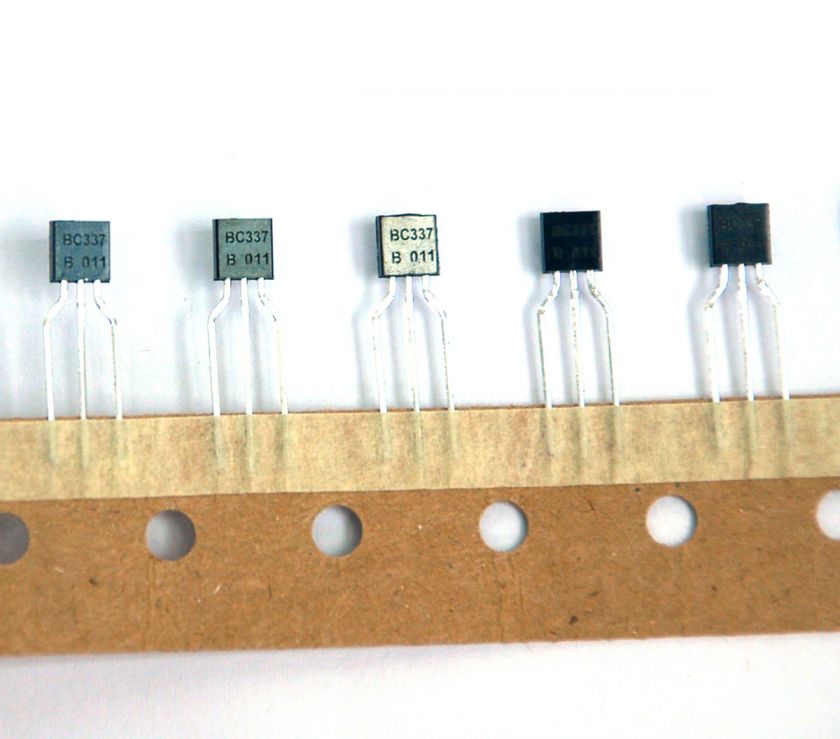 10pc NPN Transistor BC337 C33725 TO 92 Vcbo=50V Vceo=45V Ic=800mA Pd 