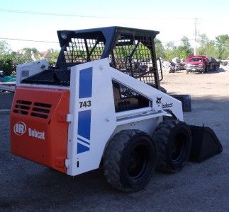 BOBCAT 743 SKID STEER  WILL SHIP DIESEL SKID LOADER WORK 