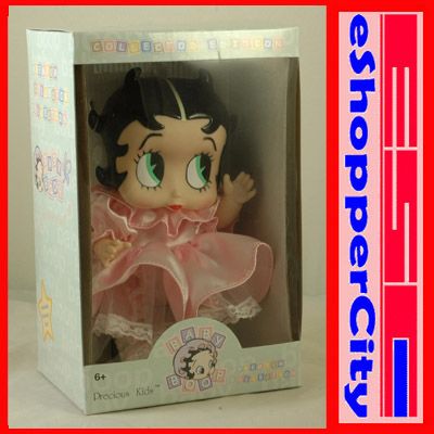 Baby Betty Boop Doll Limited Edition Plastic Cute Teddler DollNew Born 