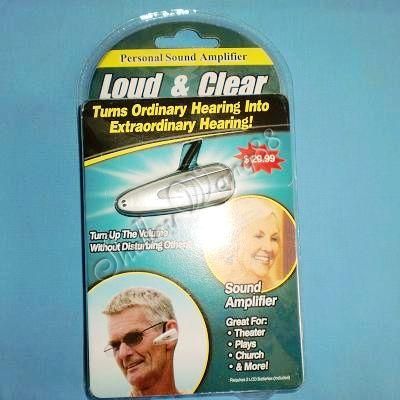 1x NEW PERSONAL CLEAR SOUND AMPLIFIER HEARING HELP AID  