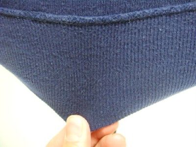 VINTAGE 50 UNKNOWN NAVY OVER STICH HOODED SZ XSMALL  