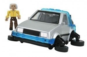 BACK TO THE FUTURE II Minimates DELOREAN DOC BROWN TRU  