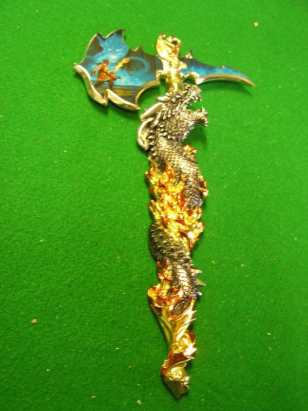 Bradford Exchange MYTHS & MAGIC DRAGON AX  