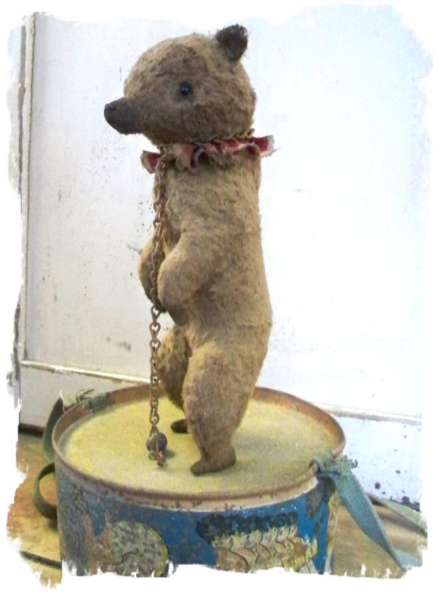 Antique Style ★ ToY Circus Grizzly Bear STANDING ★ by Whendis 