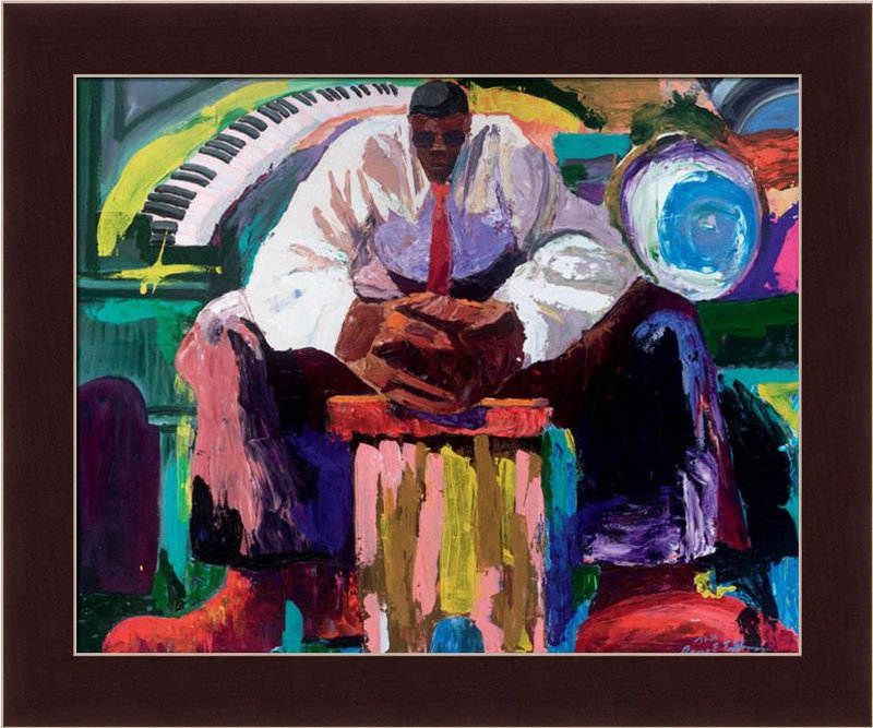 Before the Gig by Dane Tilghman African American Wall 10x8 Framed Art 