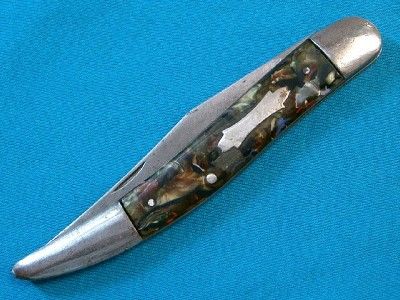    30S COLONIAL DUCK FEATHER CELL TOOTHPICK TICKLER KNIFE KNIVES POCKET