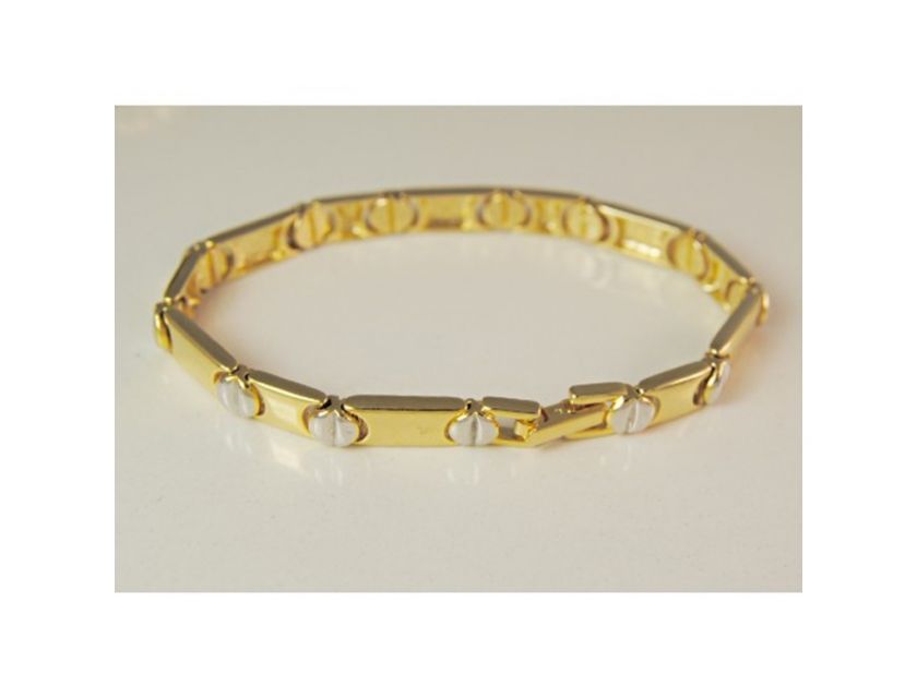 Signed Joan Rivers 2 Tone Bracelet  