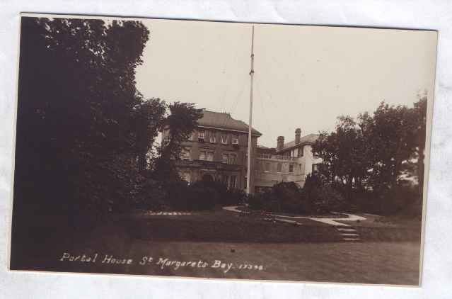 UK ST. MARGARETS BAY PORTAL HOUSE REAL PHOTO POSTCARD  