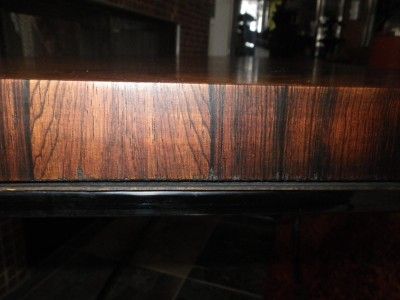 MILO BAUGHMAN THAYER COGGIN CURVED ROSEWOOD BENCH MOD  