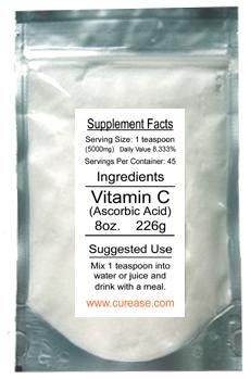 100% Pure * ASCORBIC ACID * VITAMIN C POWDER * 5000mg  