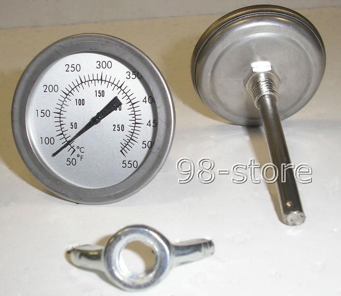 BBQ SMOKER/PIT/GRILL THERMOMETER TEMP GAUGE   