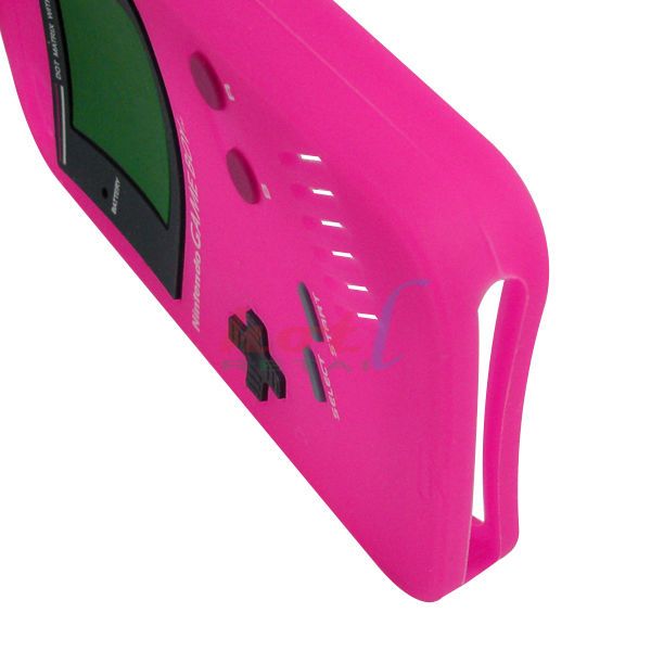   Nintendo Soft Silicone Case Cover Protector Game Boy For iPhone 4 4G