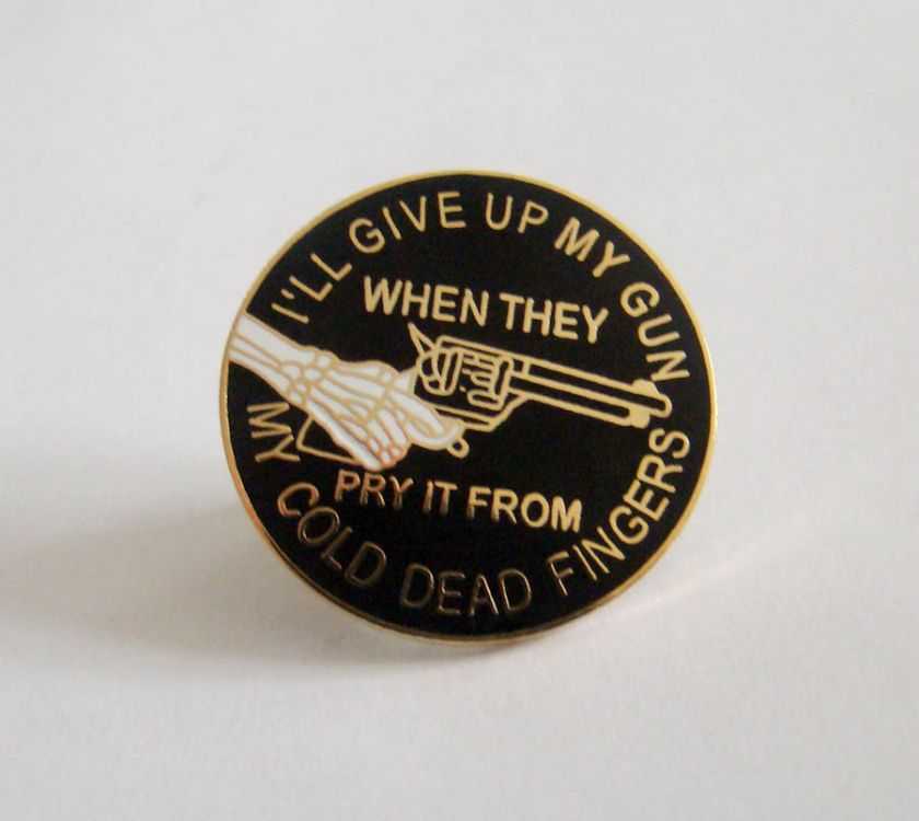 NEW Ill Give Up My Gun Lapel Pin NEW  