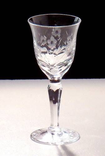 Rogaska MARIANO Cut Crystal 5 Cordial Stems  