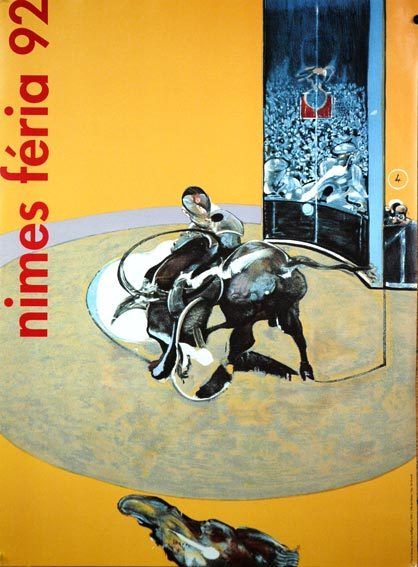 Francis Bacon Nimes Feria 92 original Bullfight smaller  