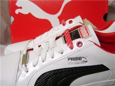 NEW LIMITED PUMA STREET JUMP LOW DEADMAU5 MENS TRAINERS WHITE/BLACK 