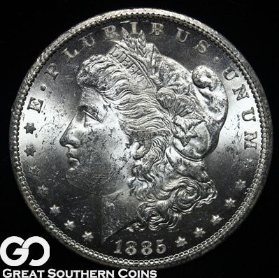 1885 CC Morgan Silver Dollar CHOICE BU++ ** KEY DATE MORGAN  