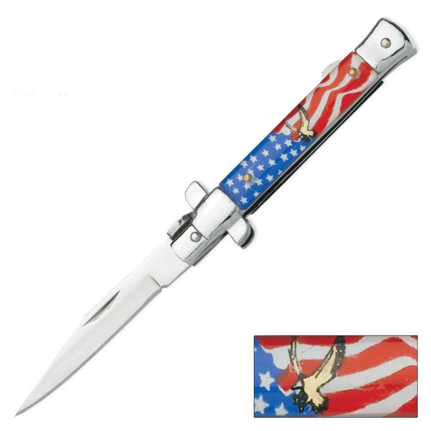 ITALIAN STILETTO KNIVES   HEART OF AMERICA