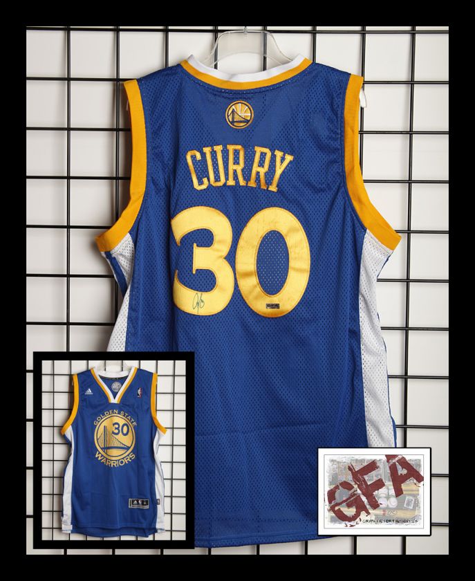 Stephen Curry GS Golden State Warriors Auto Signed Jersey COA GFA 