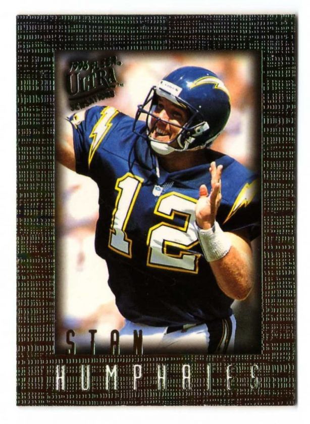 1996 ULTRA SENSATIONS #85 STAN HUMPHRIES RAINBOW CARD  