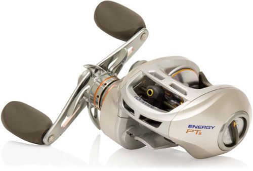 NEW QUANTUM ENERGY BAITCAST FISHING REEL LEFT HAND SILVER COLORED LH 