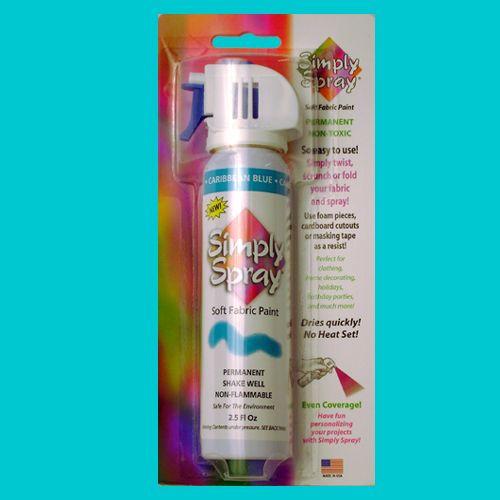 Simply Spray Fabric Spray Paint for Crafts Dries Soft  