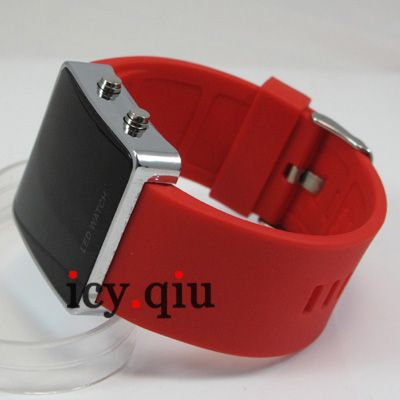 LED Digital Date Sport Watch Fashion Gift Red E5  