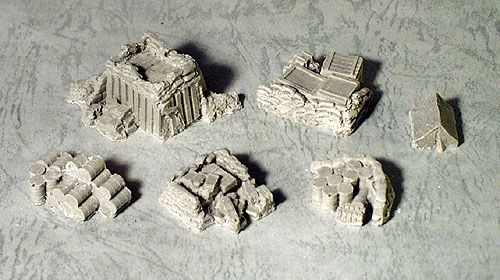 144 CGD Unpainted Depot Accessories Set of 7  