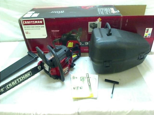 CRAFTSMAN 18IN GAS CHAINSAW 42 CC 35190 GASOLINE CHAIN SAW  