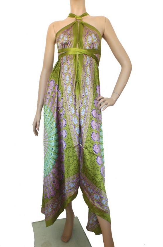 MAXI MULTI WEAR SINGLE RING SCARF DRESS SIZE 2 14 LONG  