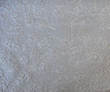 French Knots Dupioni Silk Fabric Ivory 100% Silk  