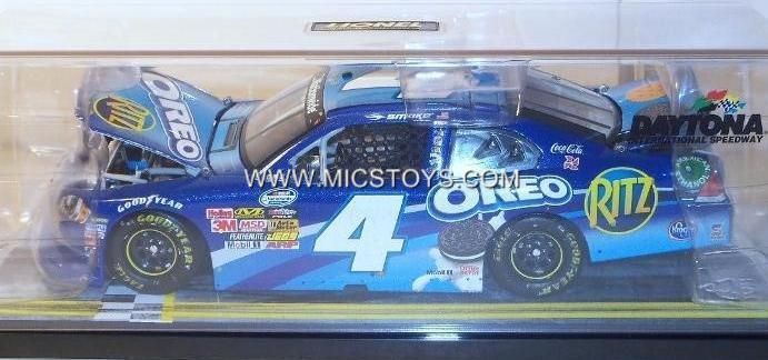 LOW 2011 Tony Stewart #4 Oreo Raced Daytona 4x Win Platinum 124 